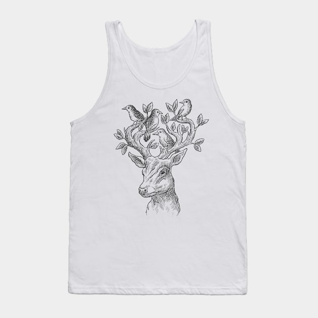 Cute animal Tank Top by timegraf